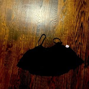 Black bathing suit top